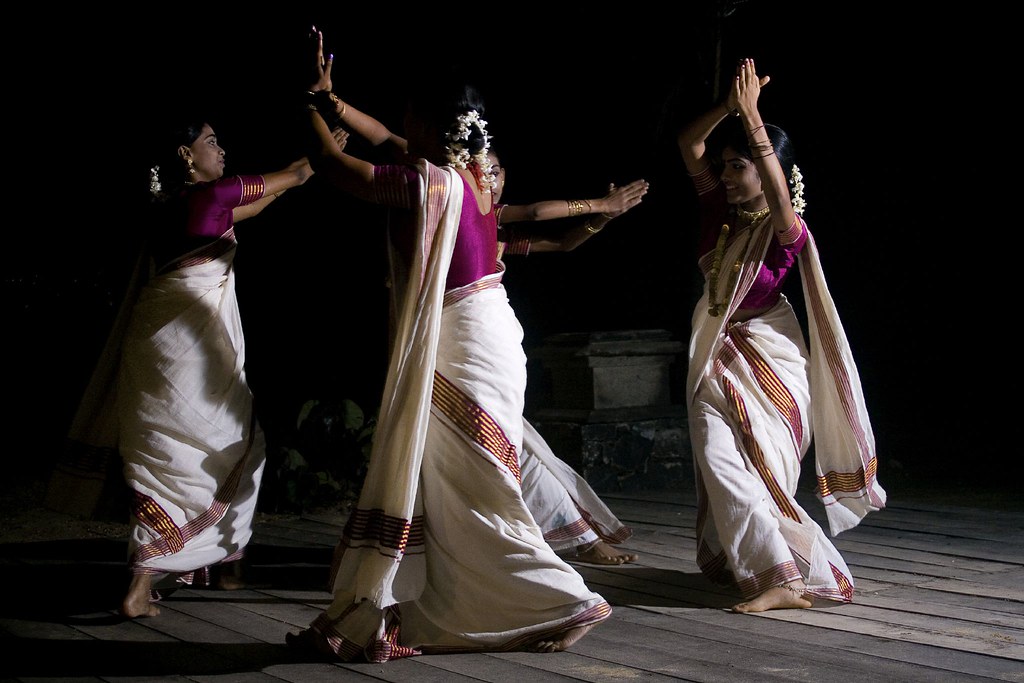 Temple festival dance performance in South India