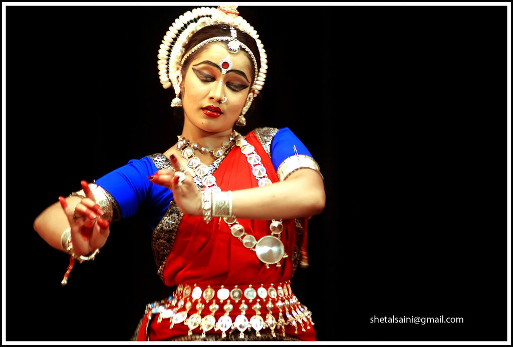 Costumed dance theatre performance on stage