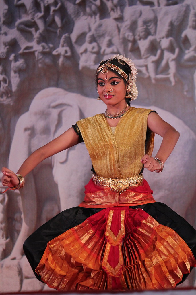 Dancer's footwork with ankle bells during practice